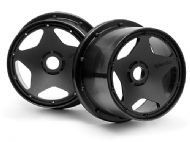 HPI BAJA SUPER STAR REAR WHEEL BLACK (120 X 75MM/2PCS) 3226